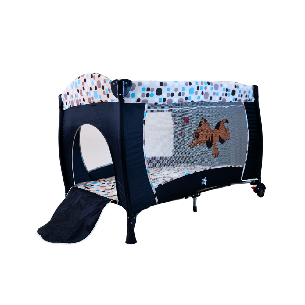 Cuna Corral Fénix Gris