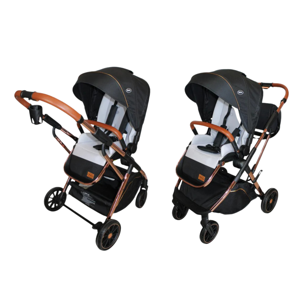 Carriola 4 en 1 Ibaby Borah Negra