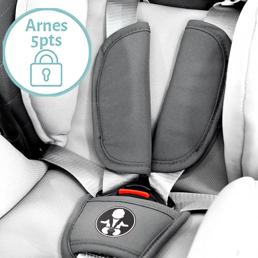 Carriola Lyra Star Kids Gris