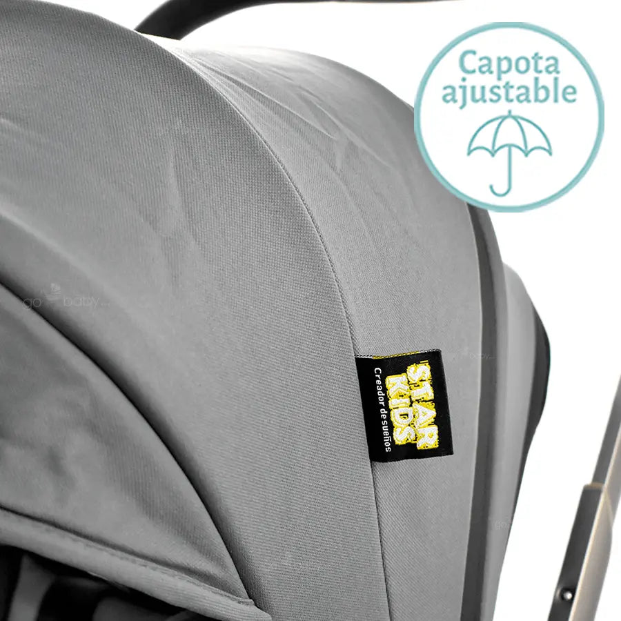 Carriola Lyra Star Kids Gris