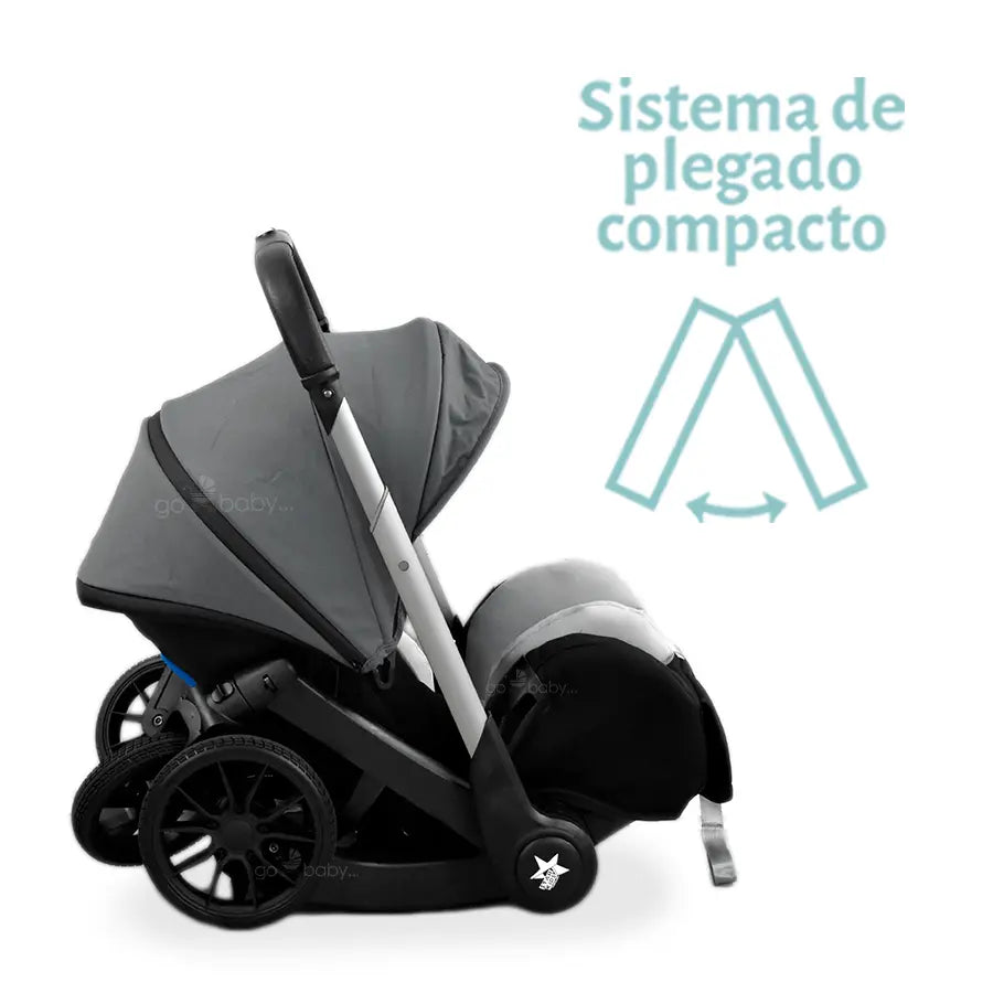 Carriola Lyra Star Kids Gris