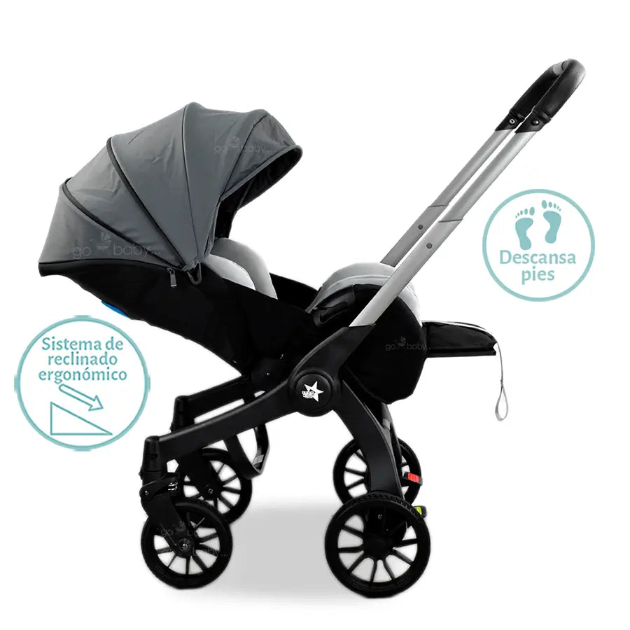 Carriola Lyra Star Kids Gris