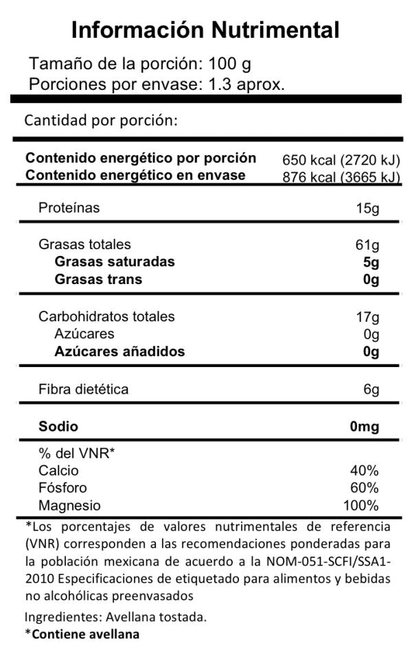 Tadelí Crema de Nuez de Macadamia