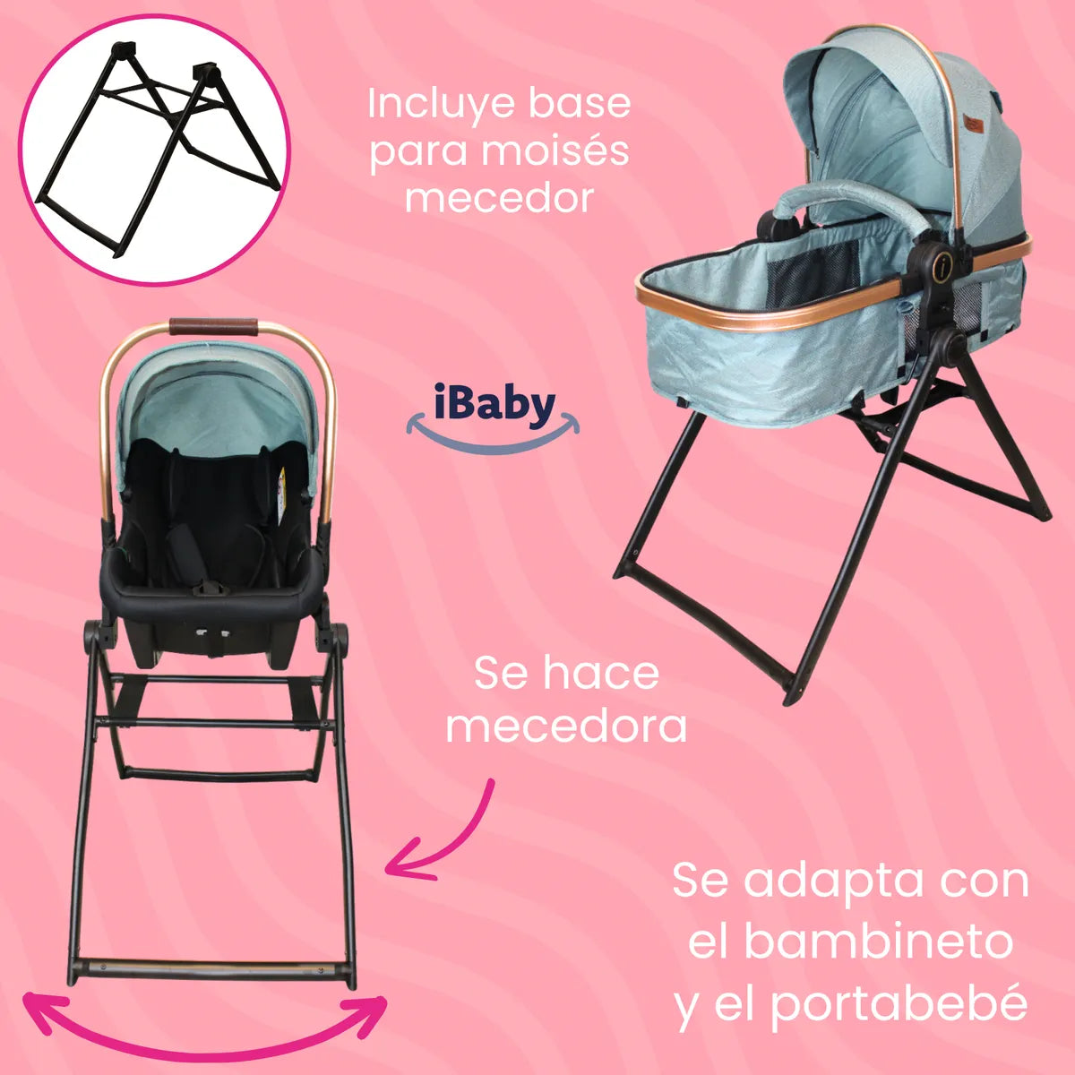 Carriola 6 en 1 Amalfi Verde