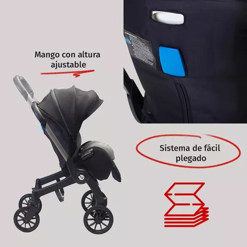 Carriola Lyra Star Kids Negra