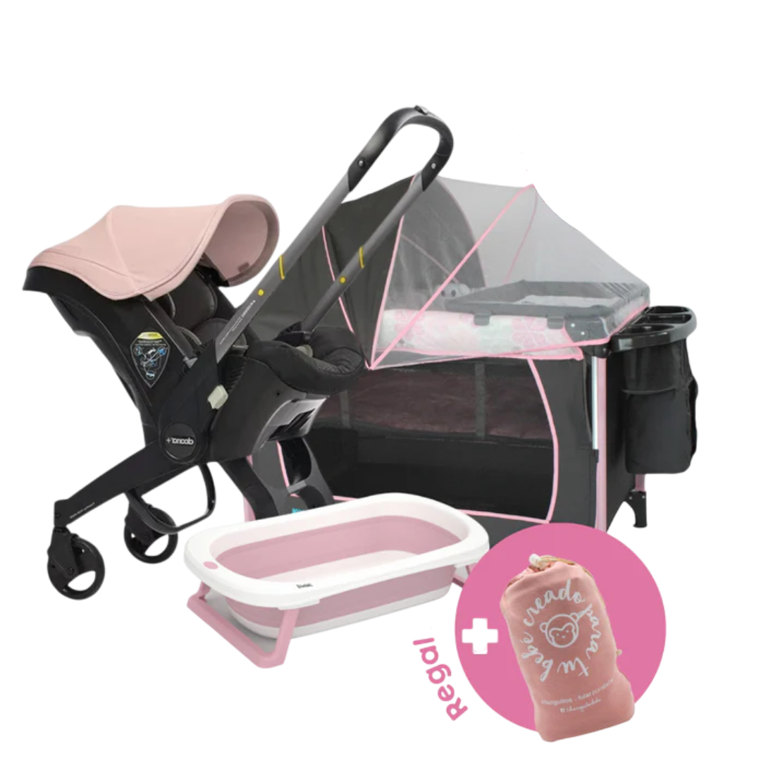 Combo Inicial para Bebé Rosa