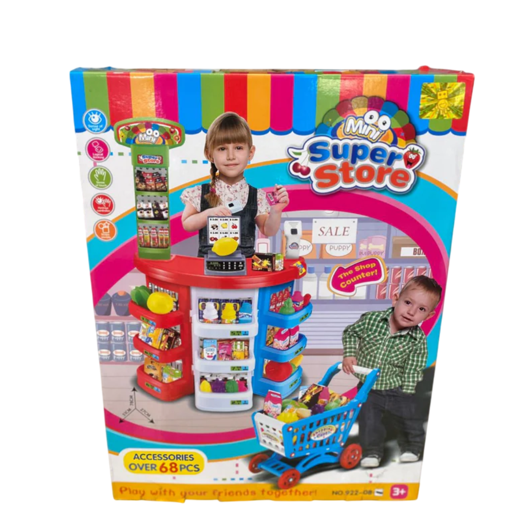 Juguete Mini Super con 68 Piezas