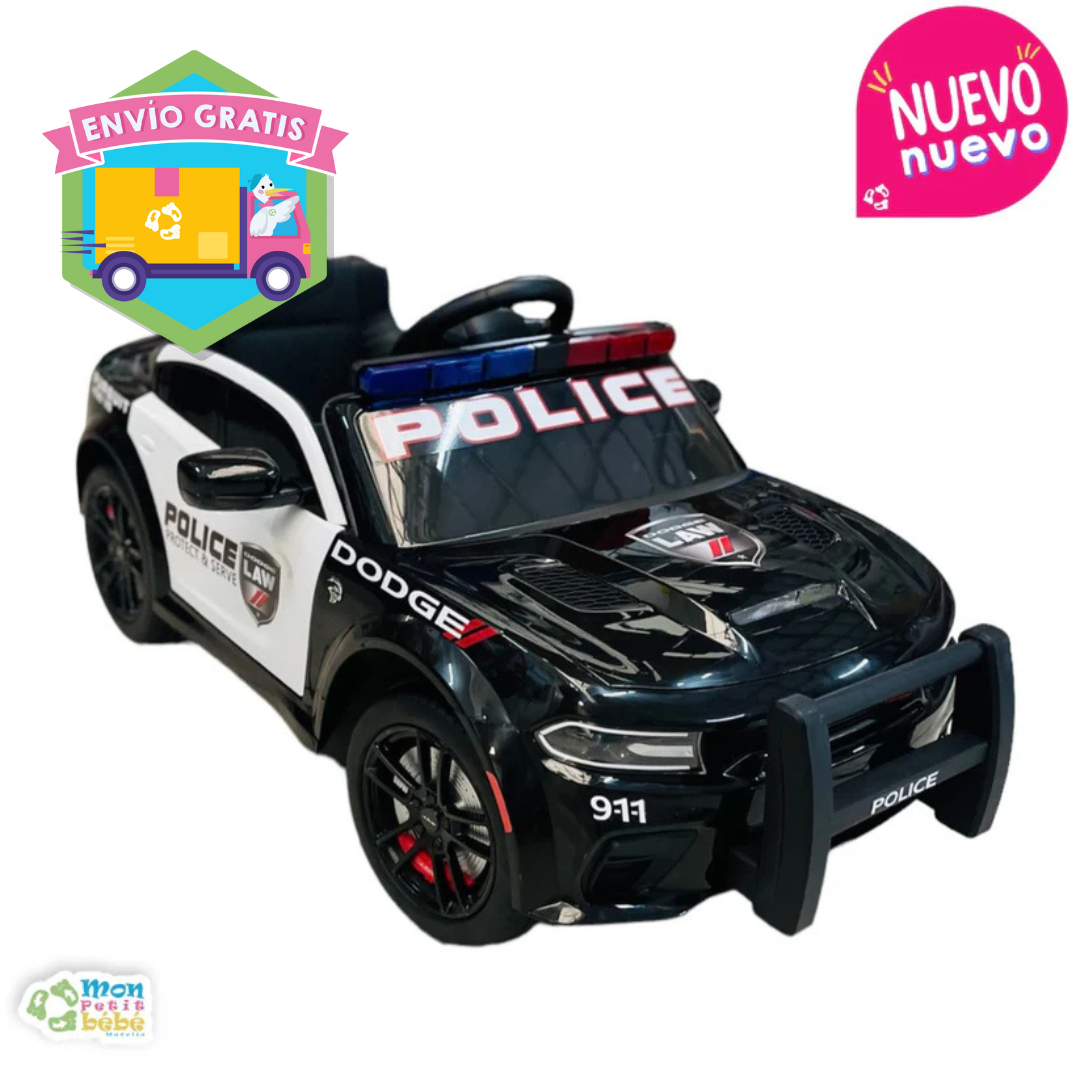 Carrito Policia Dodge para Ninos Mon Petit Bebe Store