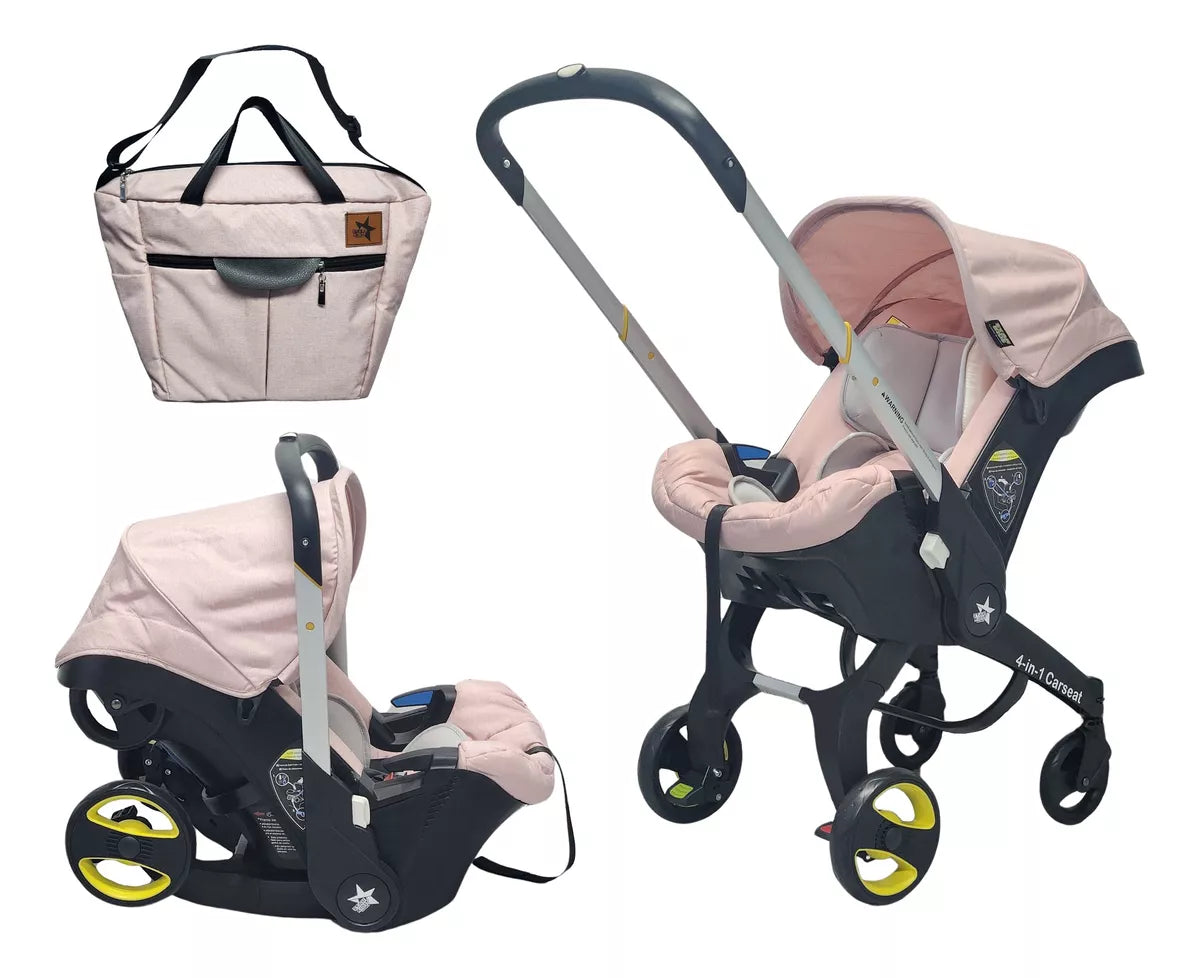 Carriola Polux estilo Doona Rosa Pastel