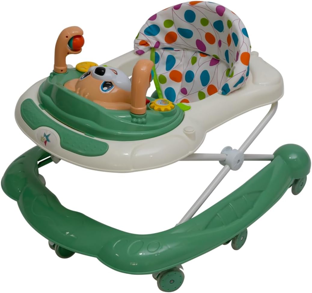 Andadera con Niveles de Altura Musical Verde