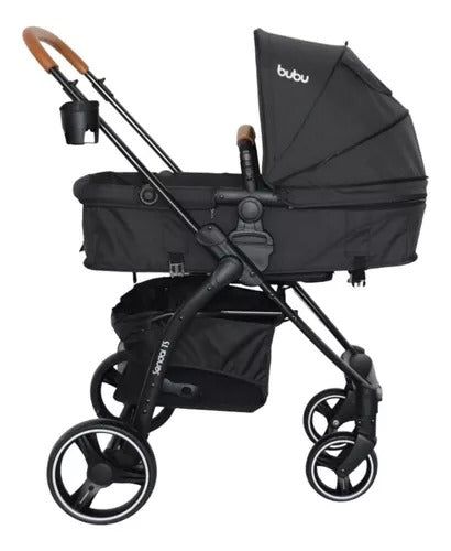 Carriola Bambineto Y Portabebe Sendai Ts Bubu color Negro