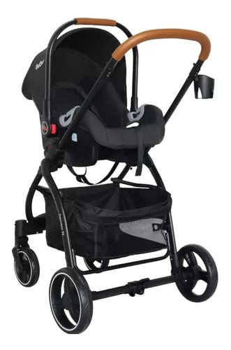 Carriola Bambineto Y Portabebe Sendai Ts Bubu color Negro