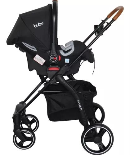 Carriola Bambineto Y Portabebe Sendai Ts Bubu color Negro