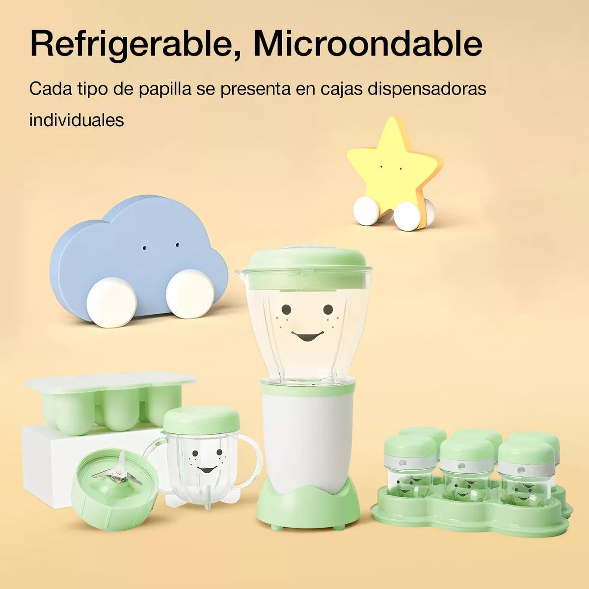 Baby Bullet Procesador De Alimentos para Bebé Papillas