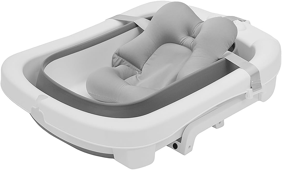 Bañera para Bebé plegable con cojín antideslizante