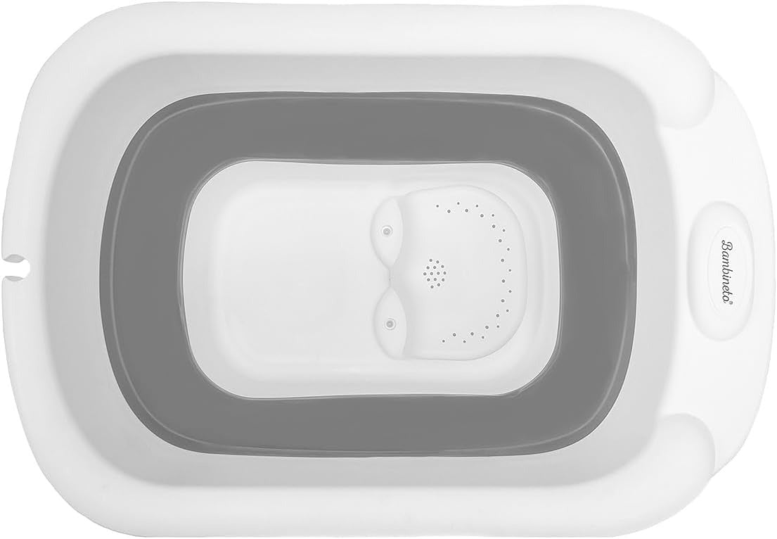 Bañera para Bebé plegable con cojín antideslizante