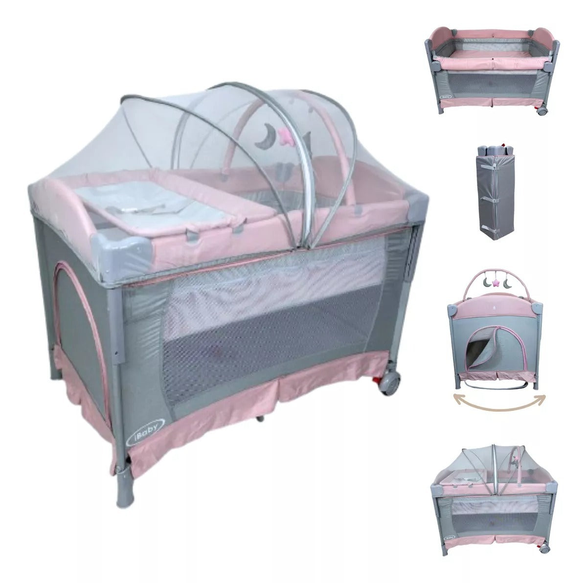 Cuna Corral Tuscani Rosa