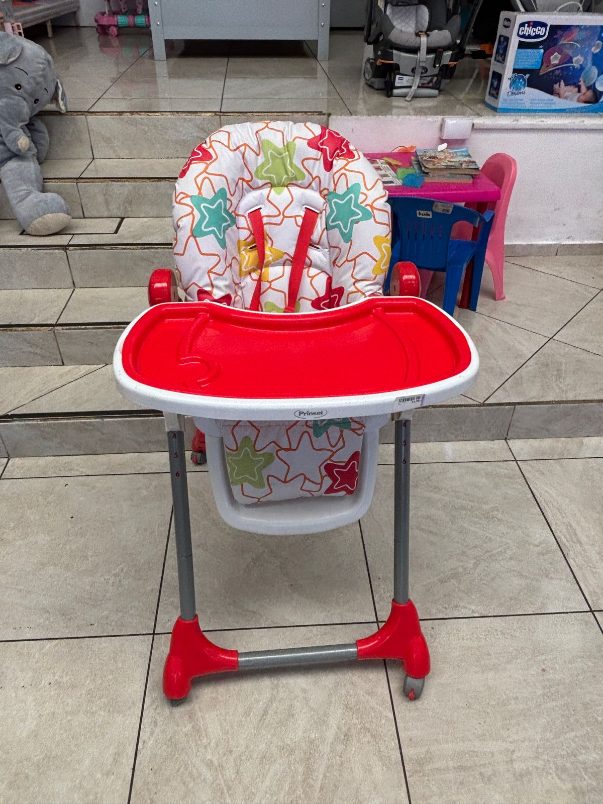 SEMINUEVO / Silla Alta Snack Prinsel Periquera