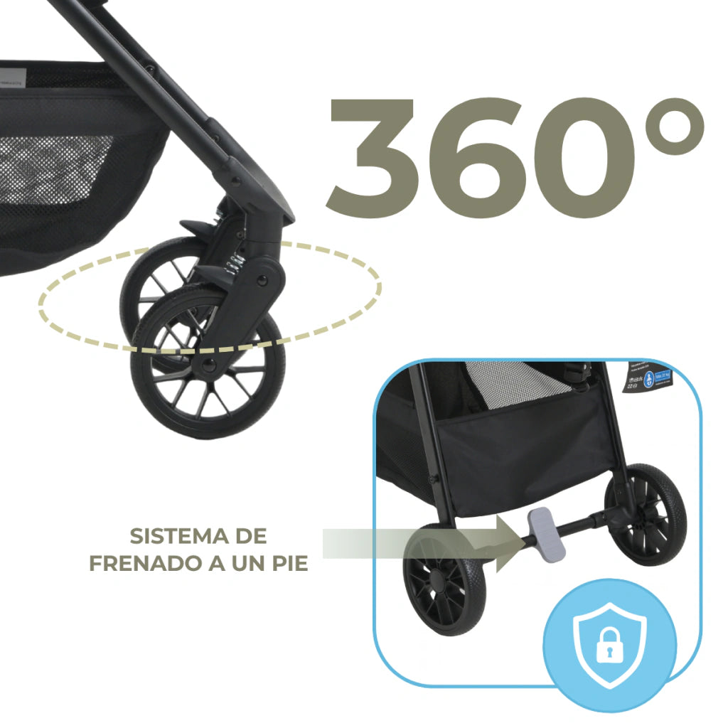 Carriola de Viaje Zuri Beige