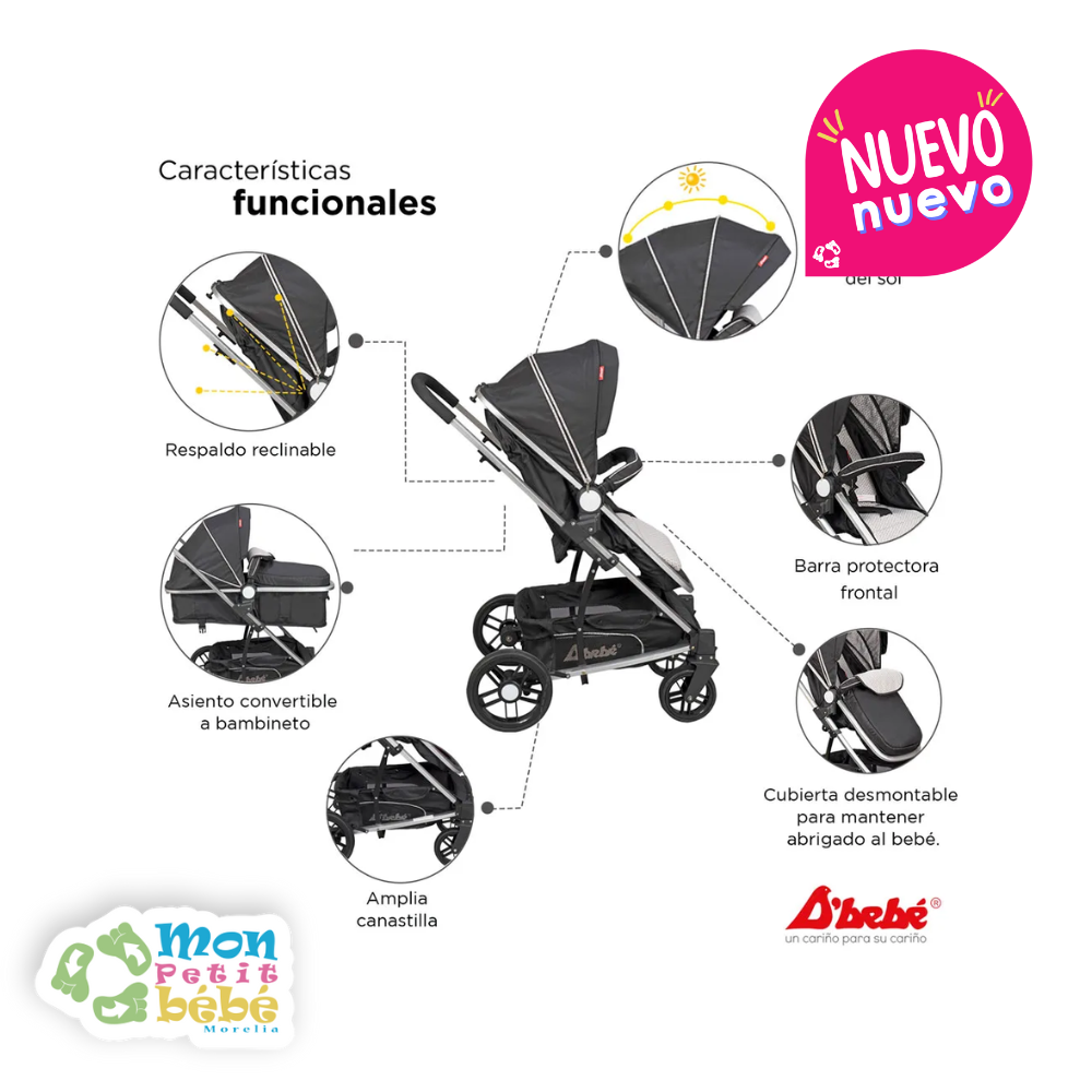 Carriola Travel System Crown