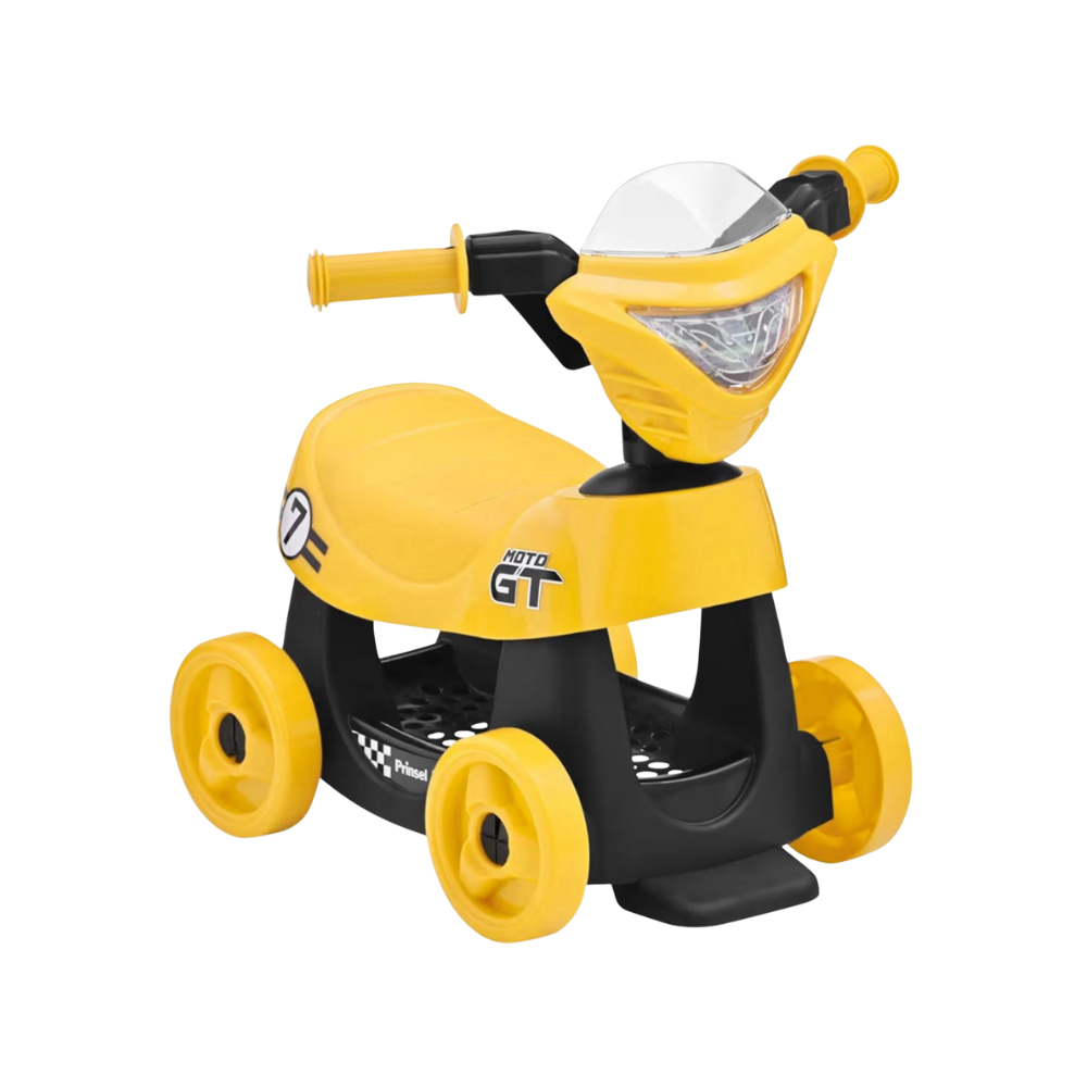 Montable Moto Amarillo