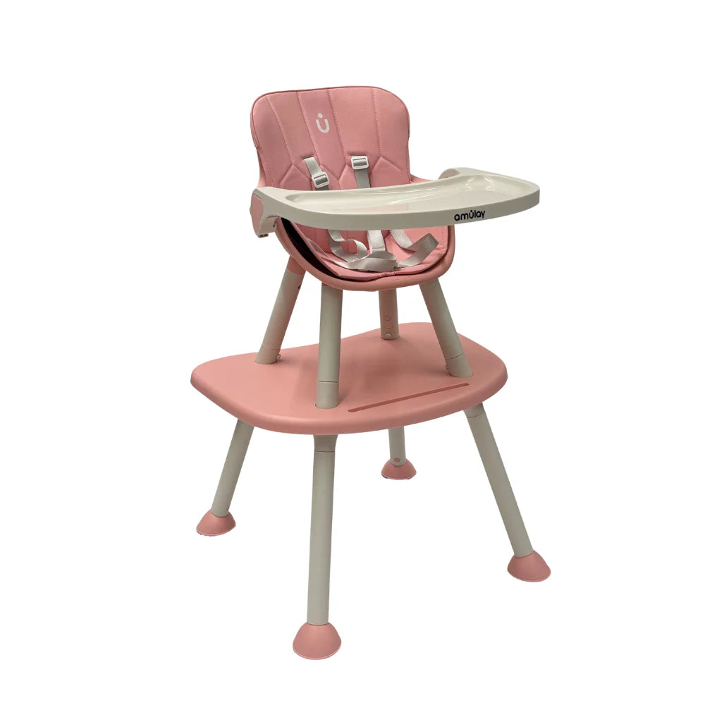 Silla Alta 7 en 1 Rosa