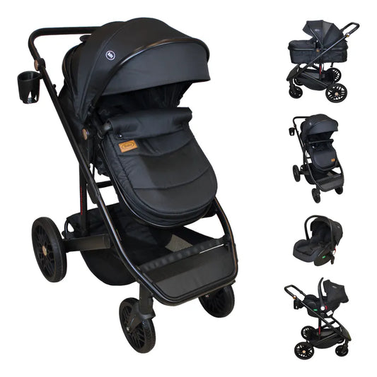 Carriola 4 en 1 Ibaby Cupra Negra