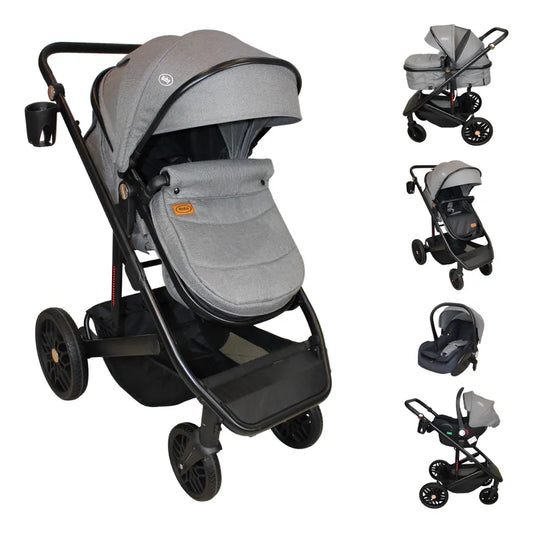 Carriola 4 en 1 Ibaby Cupra Gris