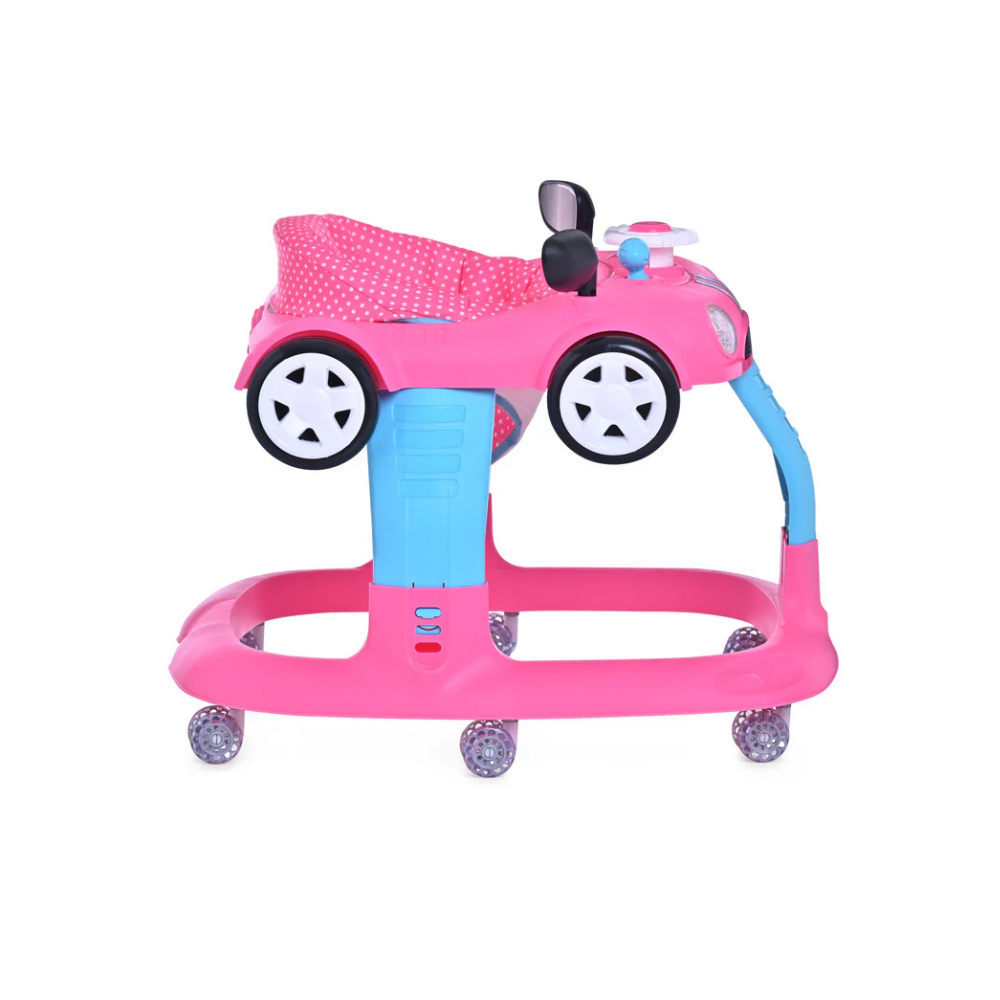 Andadera Auto Rosa