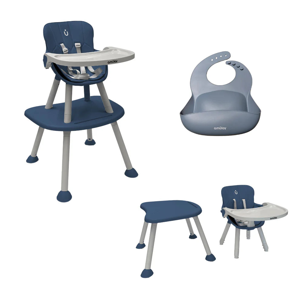 Silla Alta 7 en 1 Azul