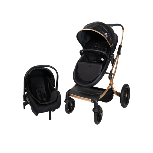 Carriola Elara 4 en 1 Travel Negro