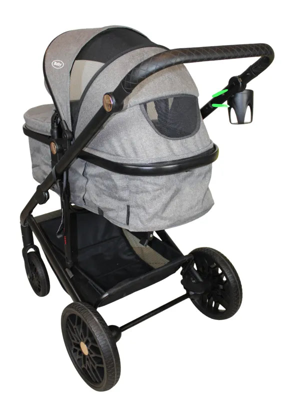 Carriola 4 en 1 Ibaby Cupra Gris