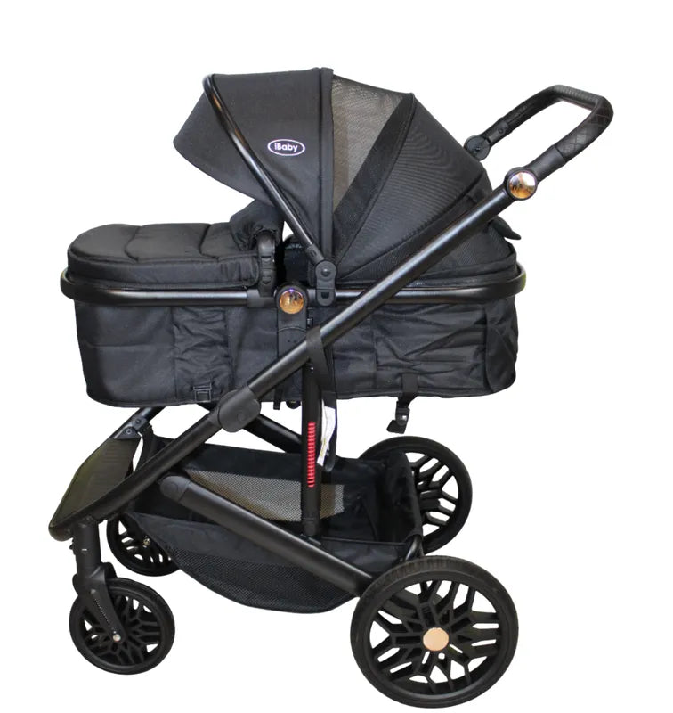 Carriola 4 en 1 Ibaby Cupra Negra