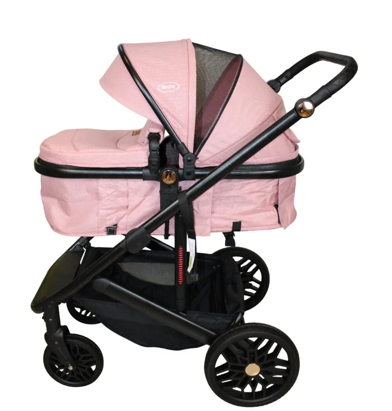 Carriola 4 en 1 Ibaby Cupra Rosa