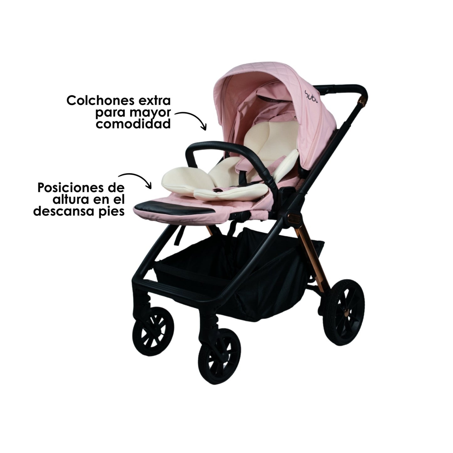 Carriola Nara Bubu rosa
