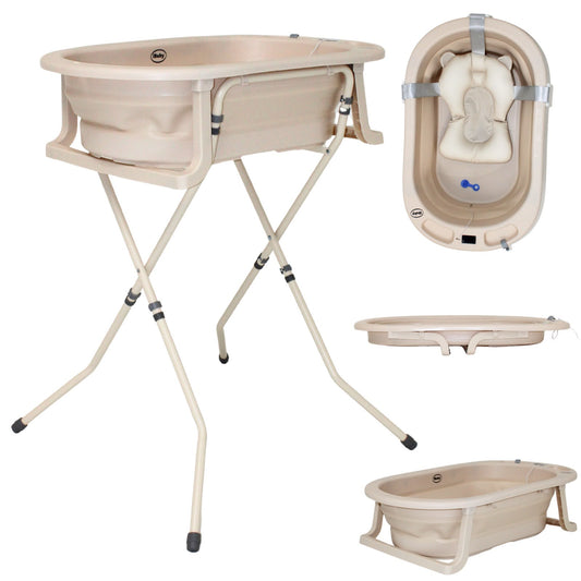 Bañera Plegable con Base Santorini Beige