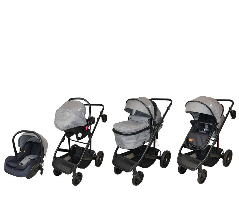 Carriola 4 en 1 Ibaby Cupra Gris