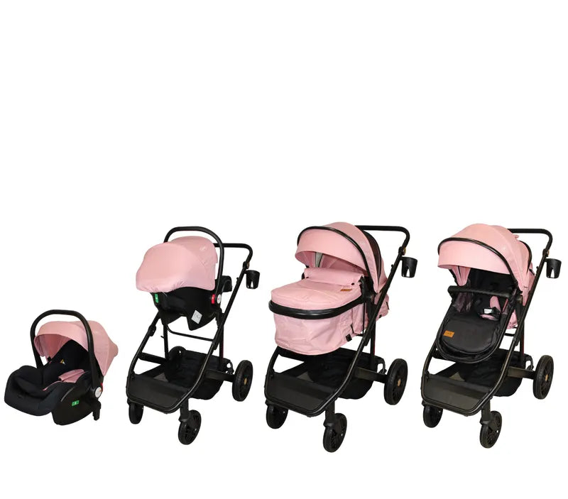 Carriola 4 en 1 Ibaby Cupra Rosa