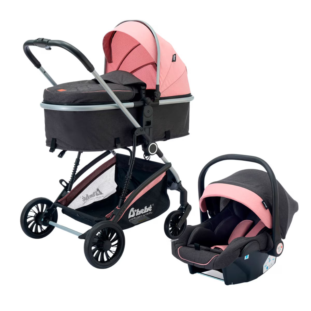 Carriola Travel System Urban Go Rosa