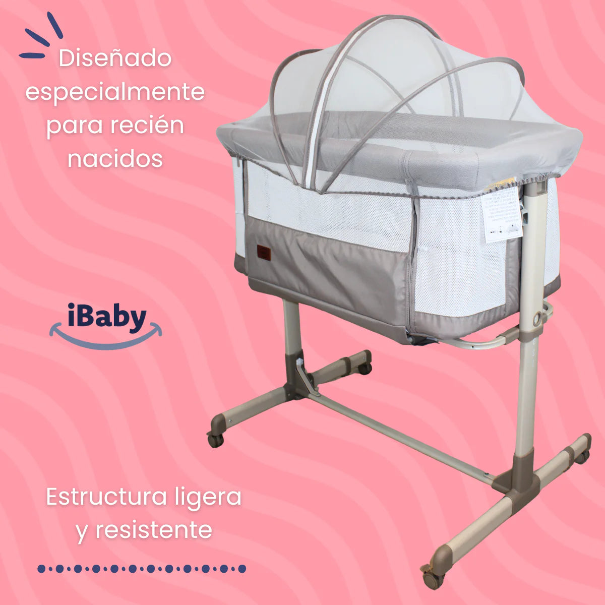 Cuna Colecho 2 en 1 Alessandro Beige