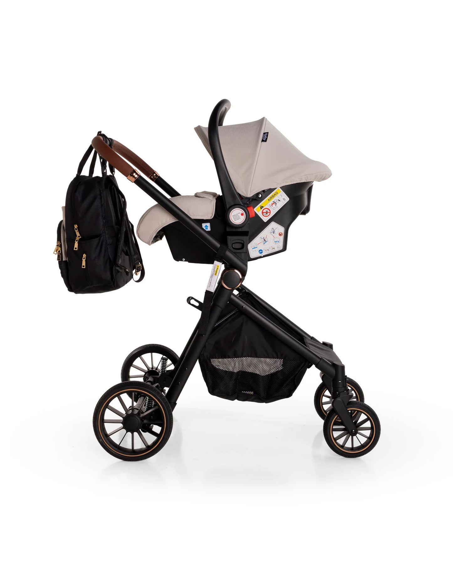 Carriola Travel Baby Owl LOA Beige