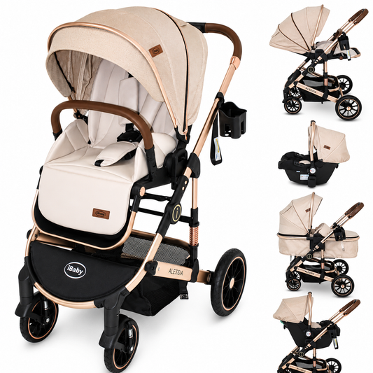 Carriola 4 en 1 Alessia Beige