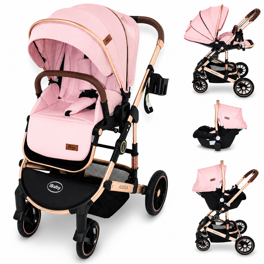 Carriola 4 en 1 Alessia Rosa Ibaby