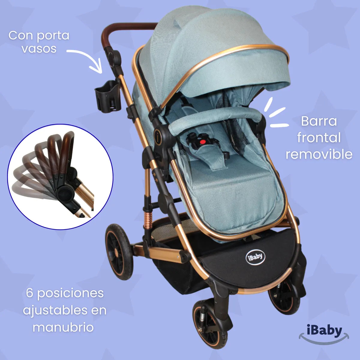 Carriola 6 en 1 Amalfi Verde