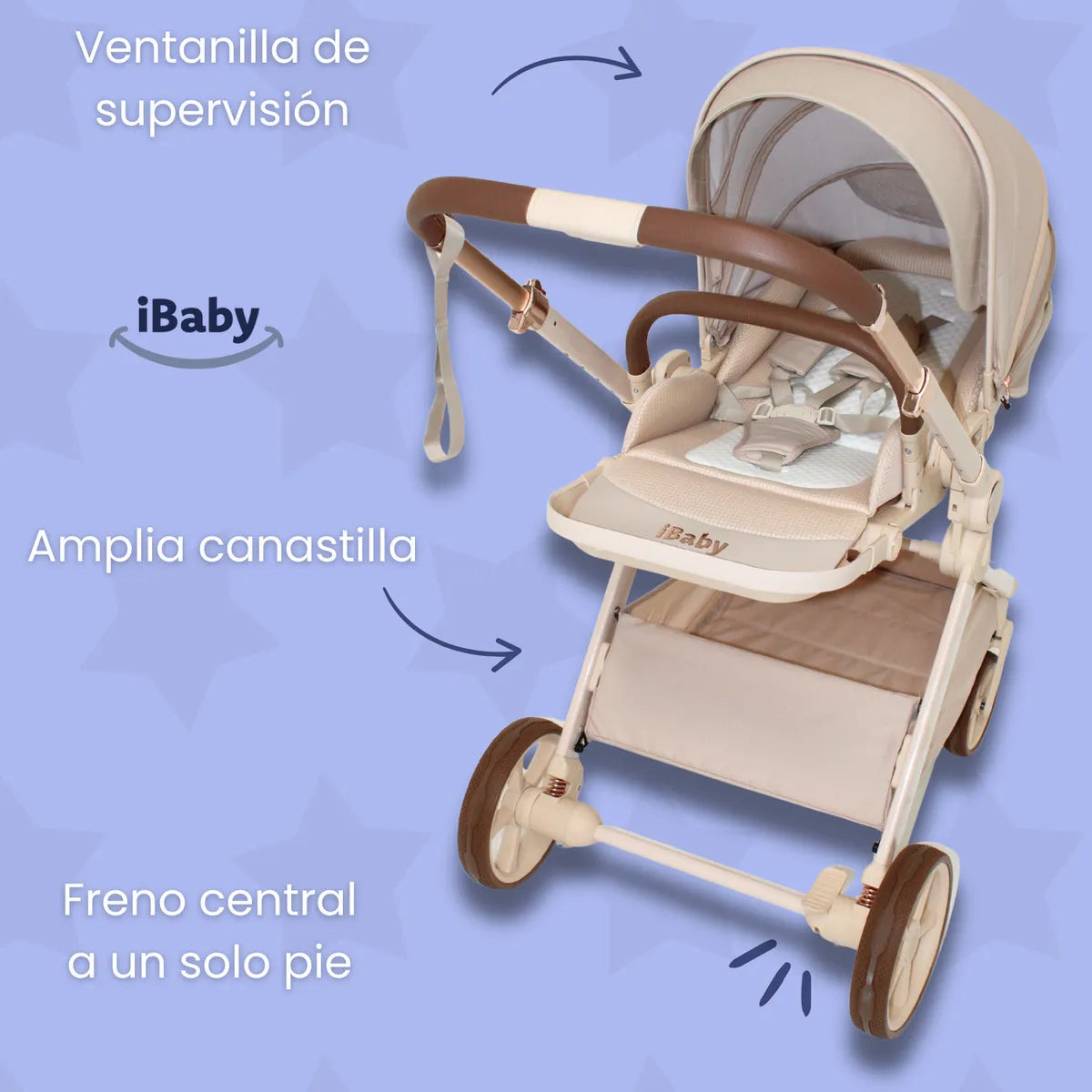 Carriola Emma Elegante Beige