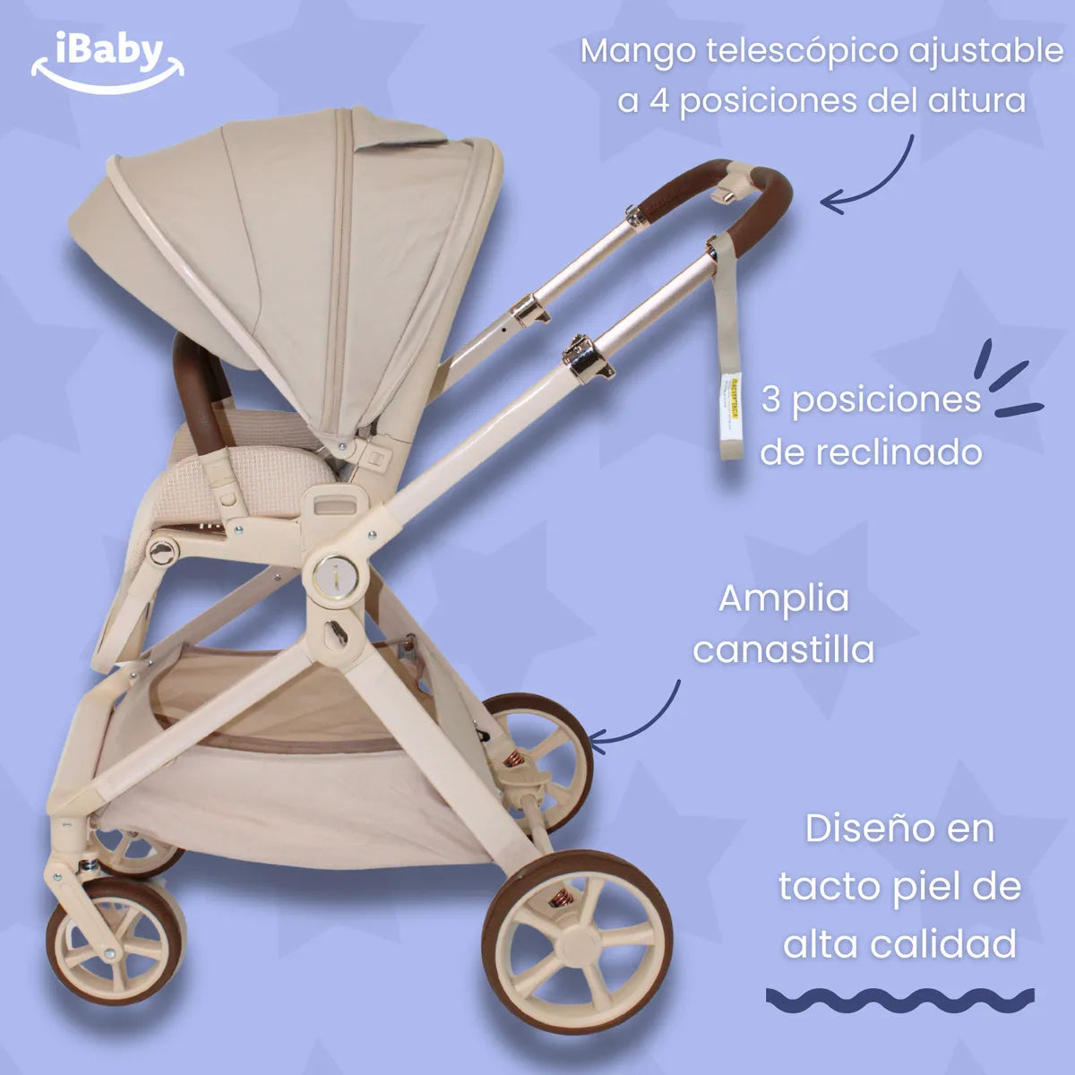 Carriola Emma Elegante Beige