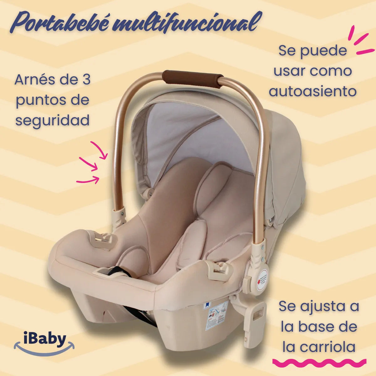 Carriola Emma Elegante Beige