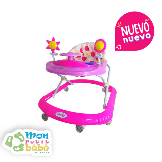 Andadera World Volante Rosa Confety AN005