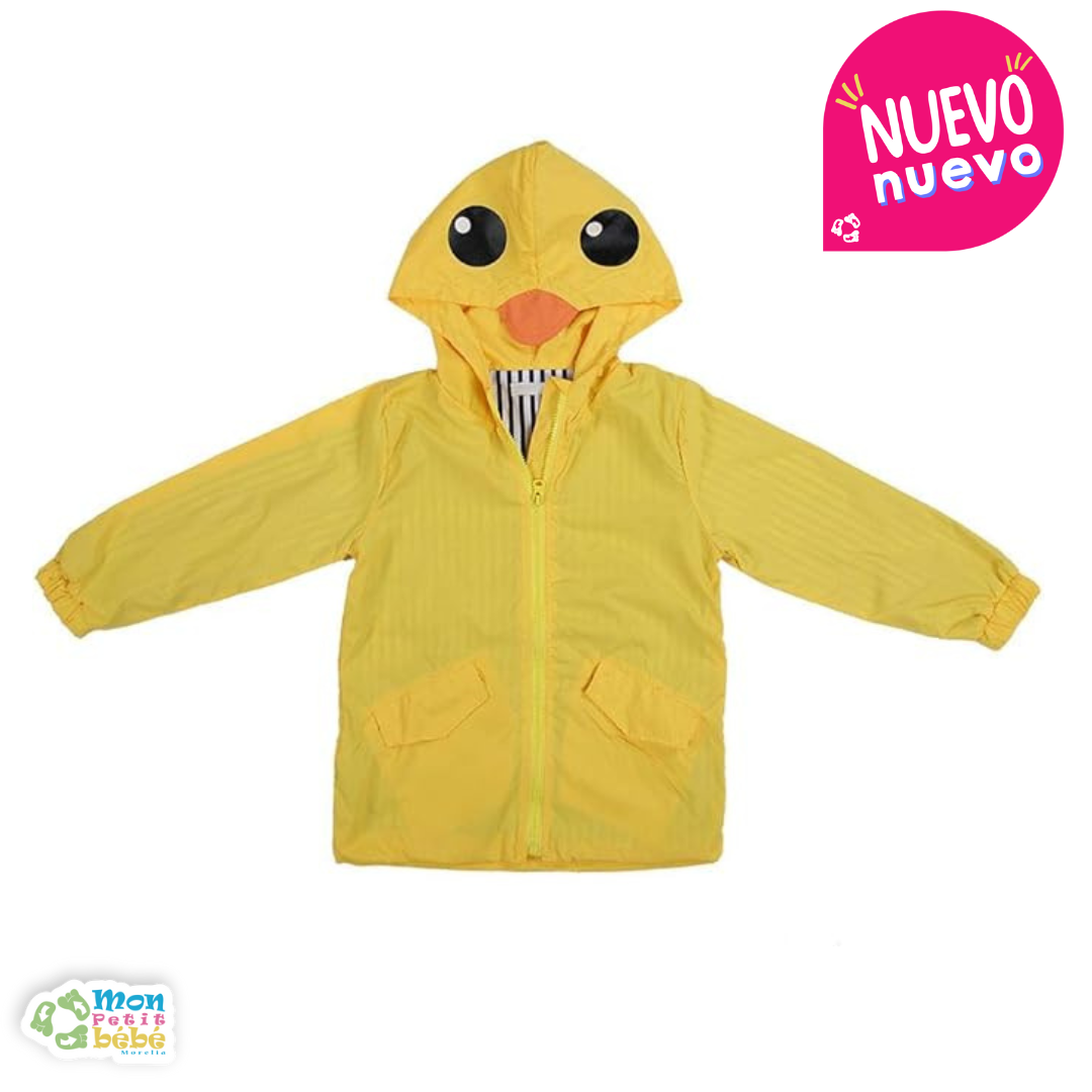 Impermeable Patito para 3 a 4 años