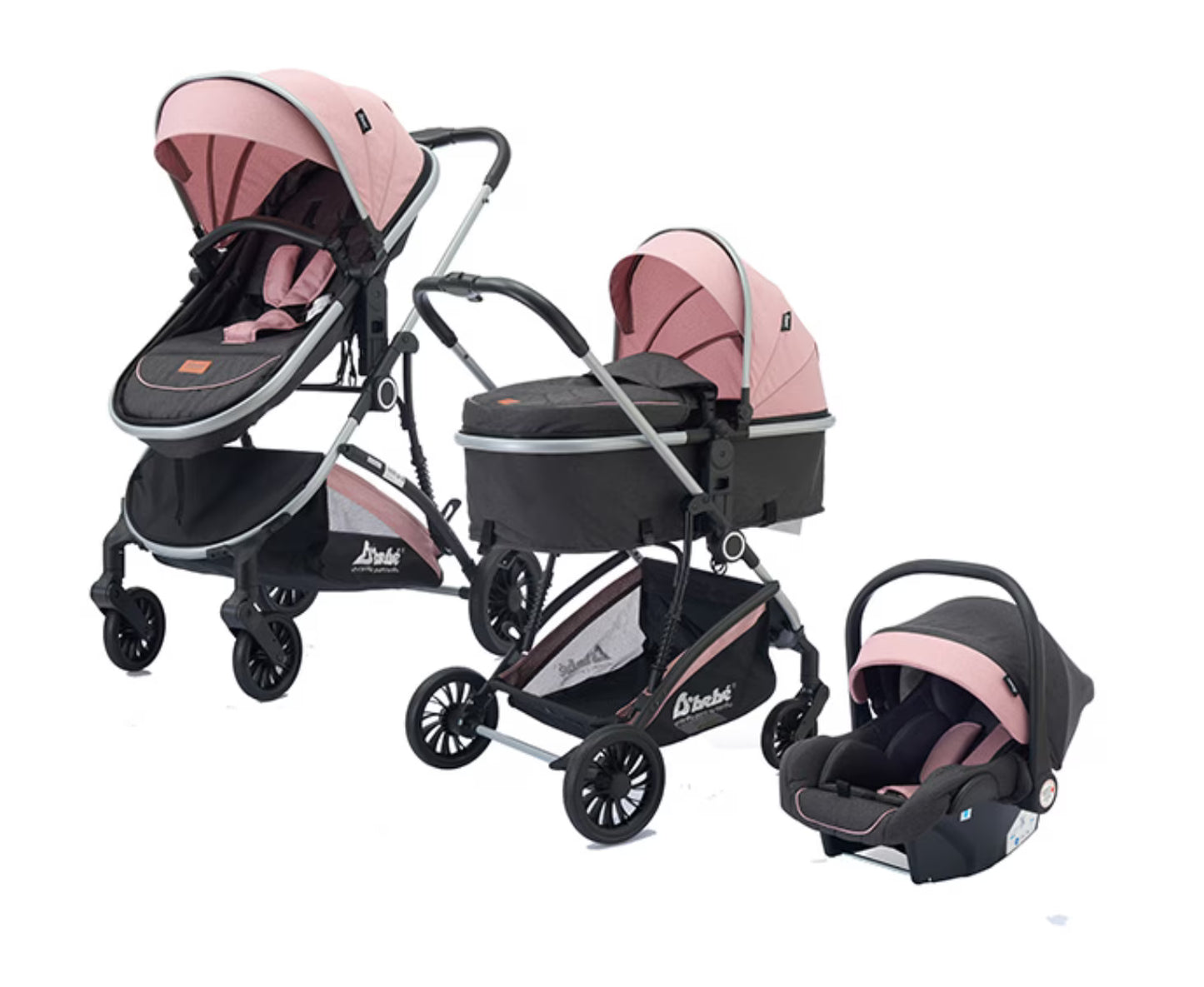 Carriola Travel System Urban Go Rosa